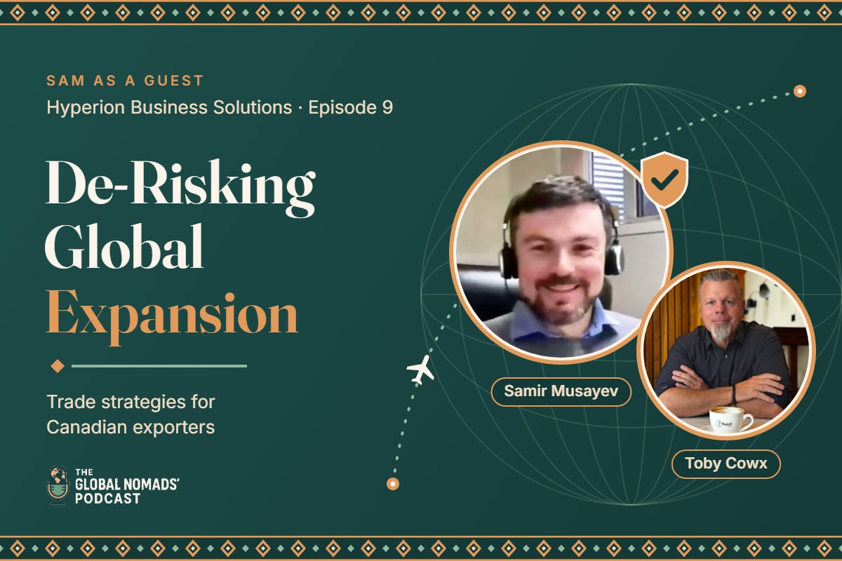 De-Risking Global Expansion, Sam Musayev on the Hyperion Business Solutions podcast